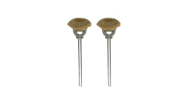 PROXXON 4528963 - Messing-Topfbürsten, Ø 13 mm (2 Stück)